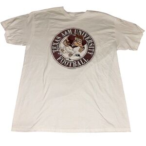 Texas A&M Fooball White Tshirt